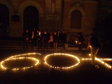 Tinerii național – liberali au marcat „Ora Pământului” la Botoșani
