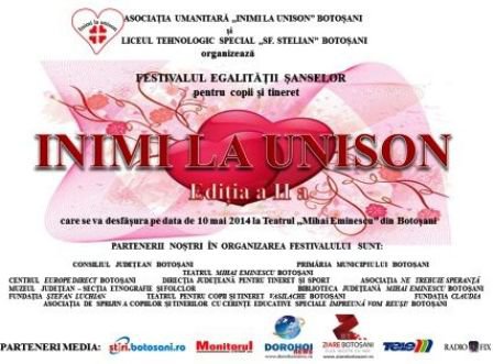 Festivalul egalității șanselor „Inimi la unison” – ediția a II-a