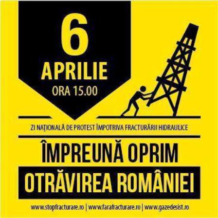Ziua Naţională de protest împotriva exploatării gazelor de şist prin fracturare hidraulică marcată și la Botoșani