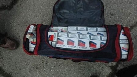 Țigări de contrabandă confiscate de jandarmii botoșăneni.