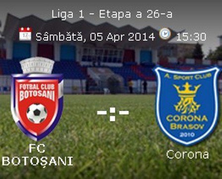 FC Botoșni îi întâlnește astăzi pe cei de la Corona Brașov: „În deplasare, Corona îşi vinde scump pielea”