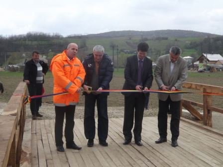 Podul „Tinca” din comuna Hilişeu Horia, a fost inaugurat oficial - FOTO