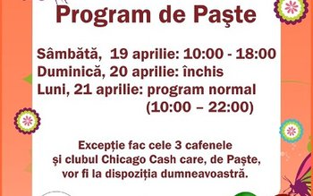Programul de Paște la Uvertura …