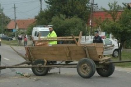 Tineri răniţi după ce un căruţaş s-a izbit în mopedul cu care circulau cei doi!