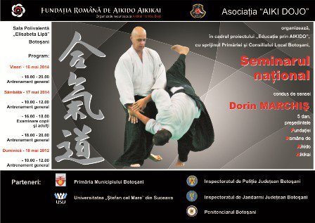 Seminar Național de AIKIDO AIKIKAI organizat la Botoșani