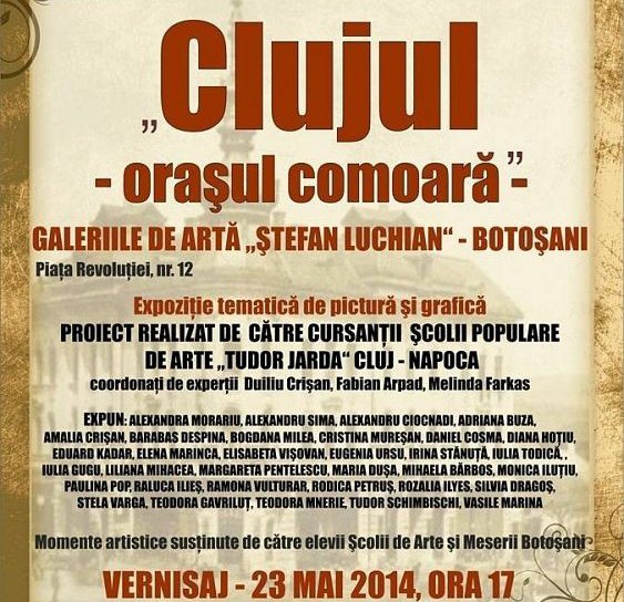 „Clujul – Orașul comoară” la Botoșani