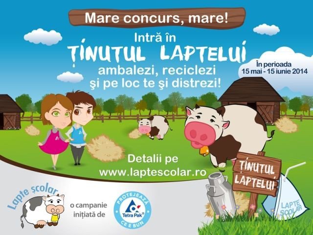 Tetra Pak a lansat competiția națională cu premii „Ţinutul laptelui”