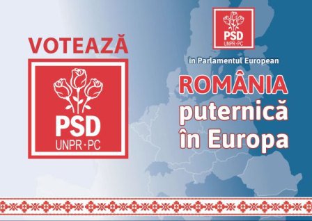 Duminică votăm PSD-UNPR-PC pentru o Românie puternică în Europa!