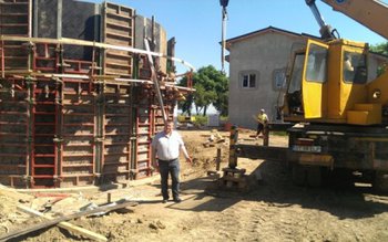 Lucrările la stația de tratare …