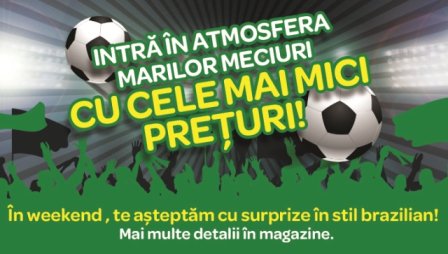 Carrefour vă invită să intrați în atmosfera fotbalului!