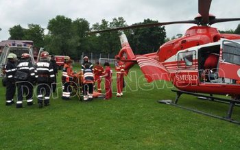 Intervenție a elicopterului SMURD la …