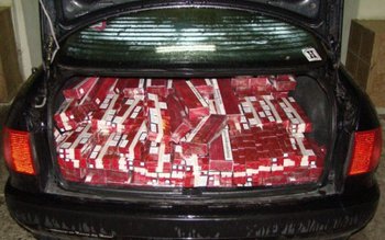 190 de pachete de ţigări …