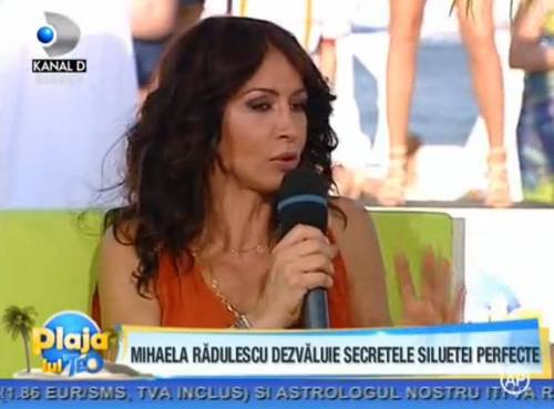 Mihaela Rădulescu a dezvăluit secretul siluetei ei fără cusur! Îşi sperie PRIETENII de cât MĂNÂNCĂ