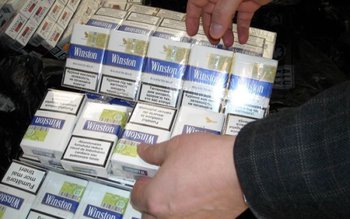 Țigări de contrabandă confiscate de …