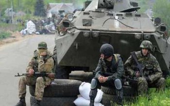 „Premierul” Donetk: Doi români luptă …