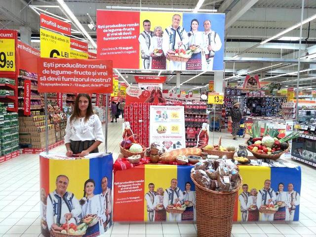 Peste 100 de producători români de fructe și legume devin furnizori Carrefour