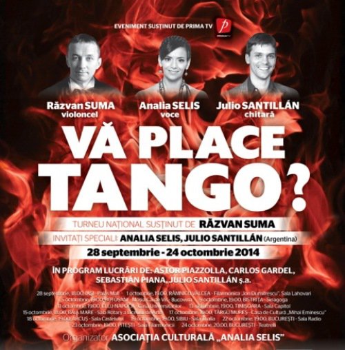 Analia Selis soseşte la Botoșani în turneul naţional VĂ  PLACE TANGO?