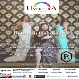 În acest week-end la Uvertura Mall super eveniment - Botoșani fashion week by PAG Models