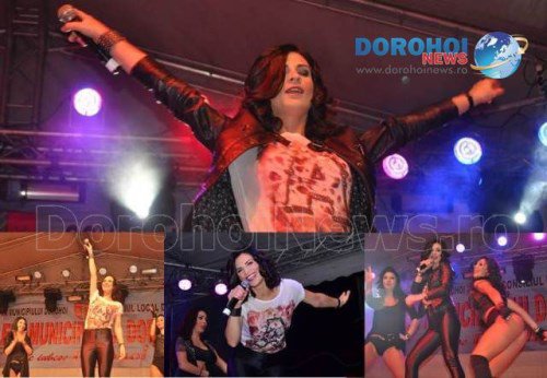 Show incendiar făcut de Ellie White la Zilele Municipiului Dorohoi 2014 – VIDEO/FOTO