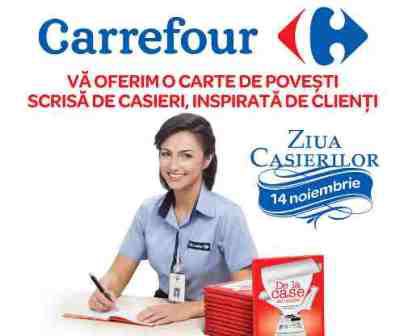 Casierii, sărbătoriți pentru prima dată în România, la Carrefour!
