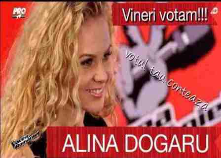 Vineri votăm Alina Dogaru, dorohoianca care participă la „Vocea României”