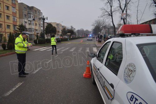 Femeie din Dorohoi accidentată pe o trecere de pietoni pe de Bulevardul Victoriei