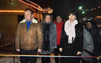 Doina Federovici la inaugurarea patinoarului …