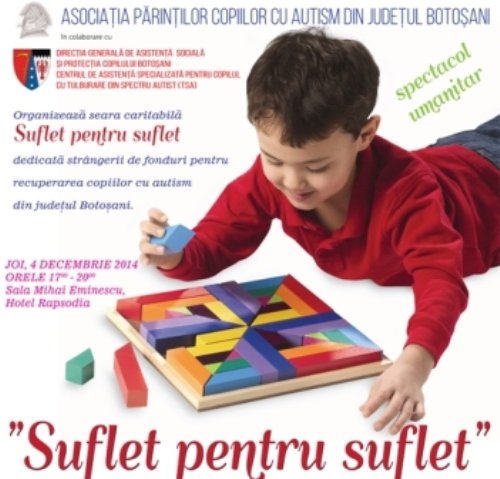 „Sufltet pentru suflet” - Eveniment caritabil la Botoșani