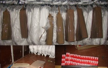 Aproximativ 3.000 pachete de ţigări …