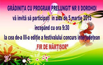 Festivalul „Fir de Mărțișor” organizat …