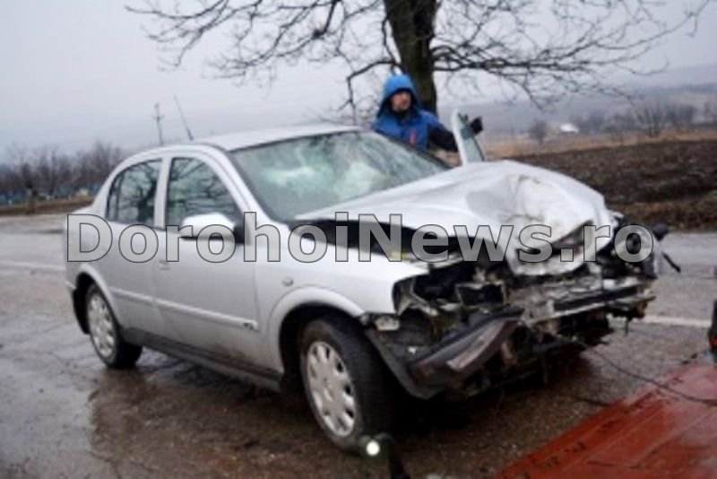 Un câine a băgat în spital o femeie! Accident rutier violent produs pe drumul Dorohoi-Botoșani.