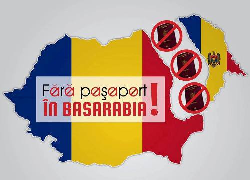 Lanț uman pentru eliminarea pașapoartelor la trecerea fontierei a cetățenilor moldoveni