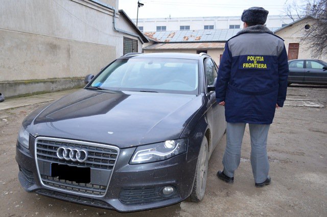 Audi A4 căutat în Italia, depistat de polițiștii de frontieră la Botoşani