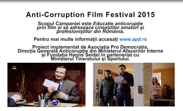 Lansare Campania ANTI-CORRUPTION FILM FESTIVAL 2015 - VIDEO