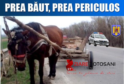 Minoră accidentată grav de un căruțaș beat