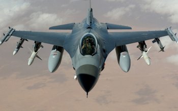 Avioane de vânătoare F-16 aparţinând …