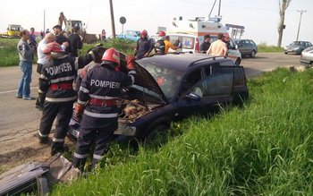 Grav accident de circulație produs …