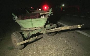 Căruță spulberată de un șofer …