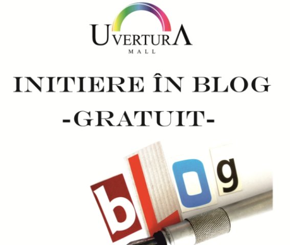 Cursuri de inițiere în blogging la Uvertura Mall