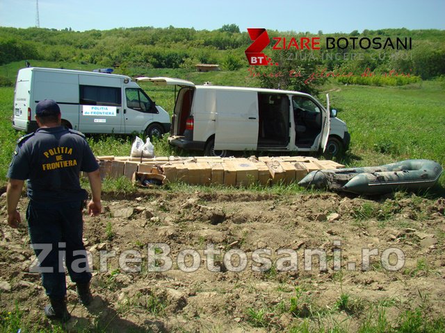 Focuri de armă la frontiera cu R. Moldova pentru reţinerea unor contrabandişti de ţigări – VIDEO | FOTO