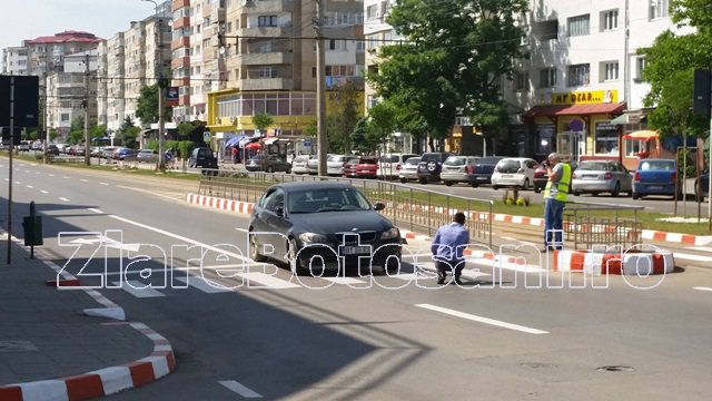 Femeie ajunsă la spital după ce a fost lovită pe trecerea de pietoni de șoferița unui BMW