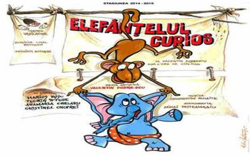 Spectacolul „Elefănţelul curios”, duminică la …