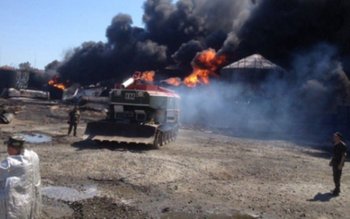 Incendiul dezastruos de lângă Kiev …