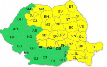 Avertizare meteo de ploi torenţiale …