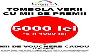 Tombola Verii la Uvertura Mall …
