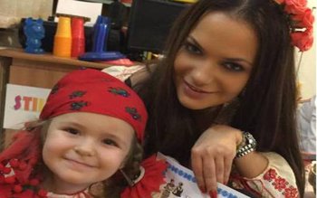 Andreea Antonescu și fiica ei …