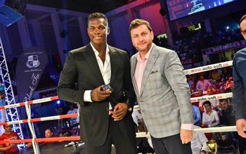 Remy Bonjasky şi Kristanna Loken …