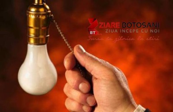 Vezi unde se opreşte curentul electric astăzi, la Botoșani