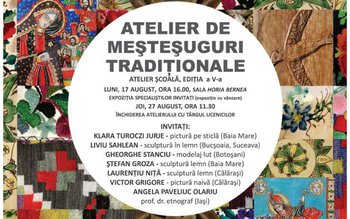 Atelier de Meşteşuguri Tradiţionale 17-27 …