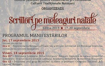 Manifestare culturală la Botoșani „Scriitori …